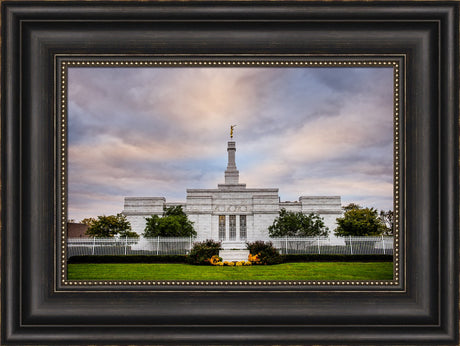 Columbus Temple - Sign in Garden