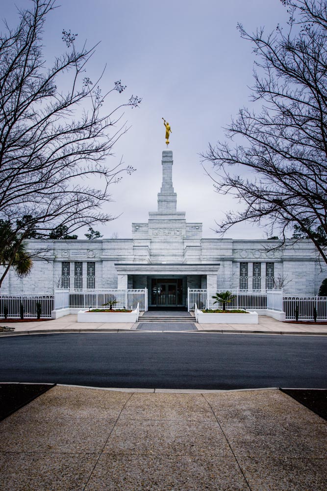 Columbia Temple - Front with Trees