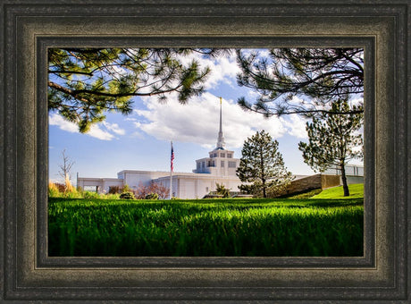Billings Temple - Through Trees