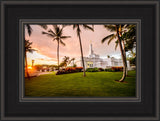 Kona Temple - Orange Sunset