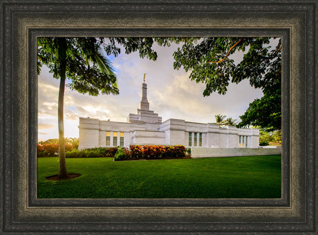 Kona Temple - Bushes on the Side