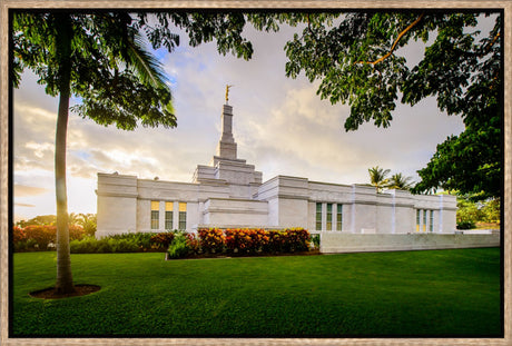 Kona Temple - Bushes on the Side