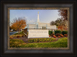 Nashville Temple - Sign in Fall