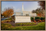 Nashville Temple - Sign in Fall