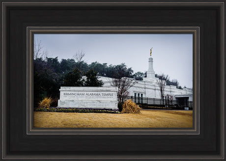 Birmingham Temple - Golden Sign