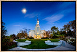Boston Temple - Moonlight View