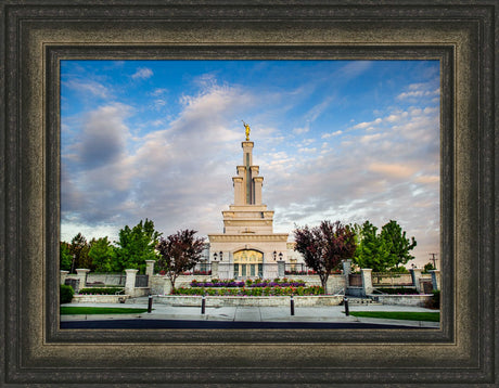 Columbia River Temple - Sunrise from the Front