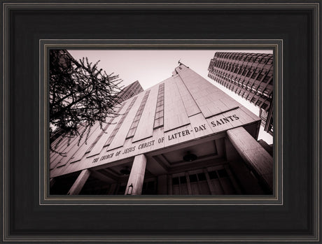Manhattan Temple - Black and White