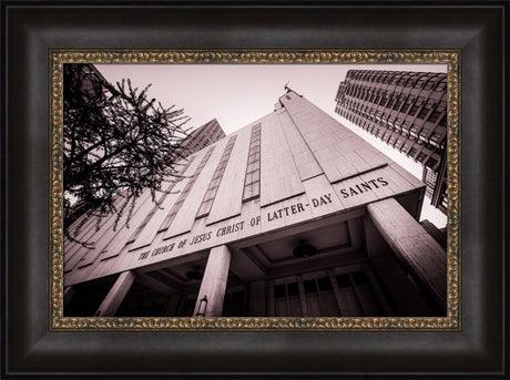 Manhattan Temple - Black and White