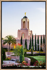 Newport Beach Temple - Vertical Vegitation