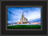Rexburg Temple - Sunset from the Front