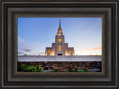 Twin Falls Temple - Garden Sign