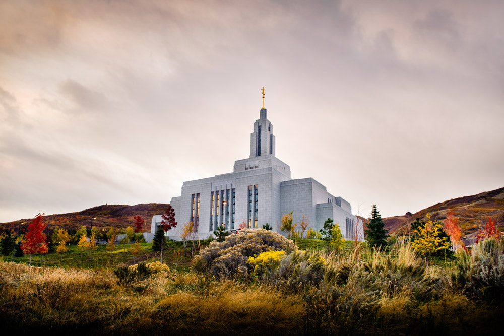 Draper Temple - Fall Hill