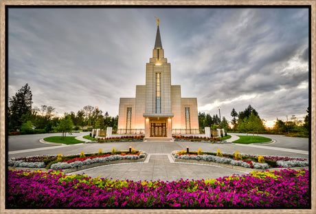Vancouver Temple - Flowered Path