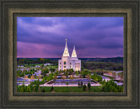 Kansas City Temple - Purple Skies
