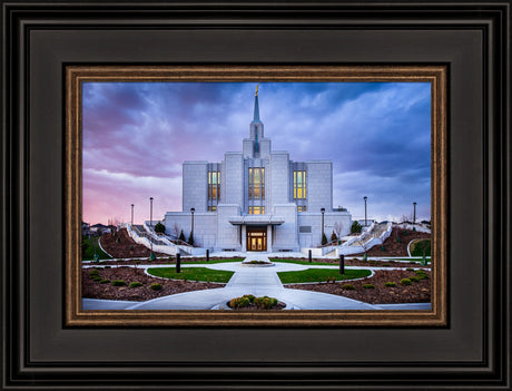 Calgary Temple - Purple Twilight
