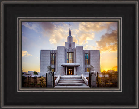 Calgary Temple - Gold Sunbursts