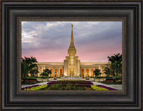 Fort Lauderdale Temple - Red Skies