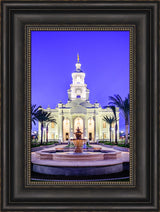 Tijuana Temple - Fountains in Blue
