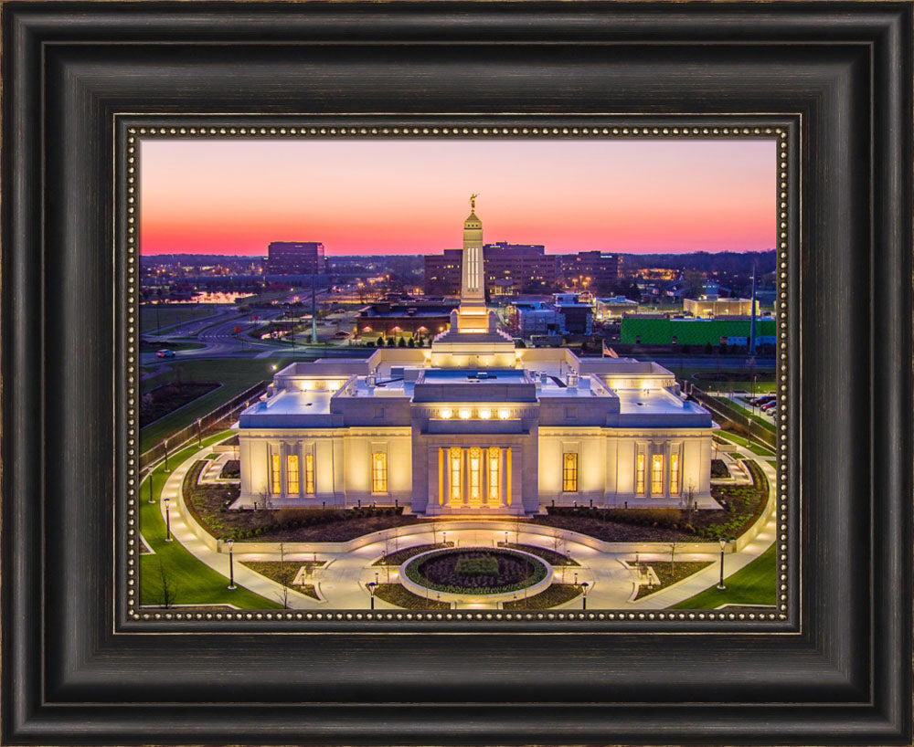 Indianapolis Temple - Above the City