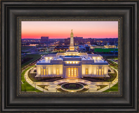 Indianapolis Temple - Above the City