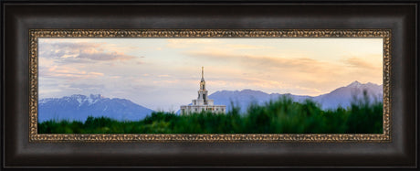 Payson Temple - Mountain Panorama