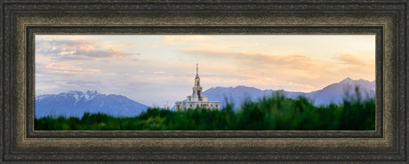 Payson Temple - Mountain Panorama