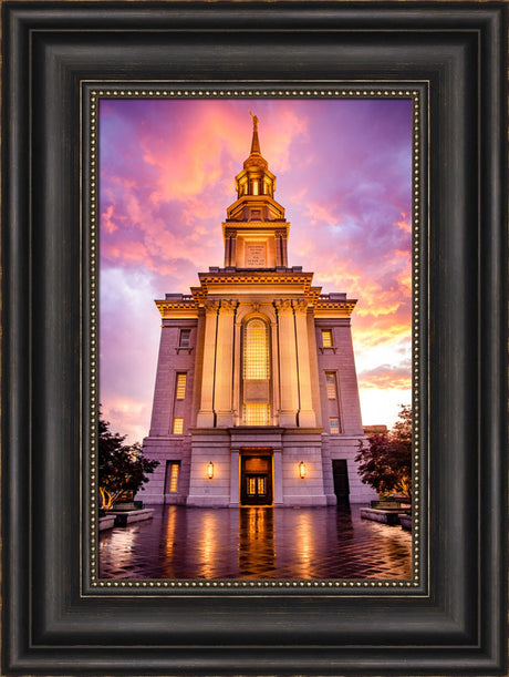 Philadephia Temple - Sunset