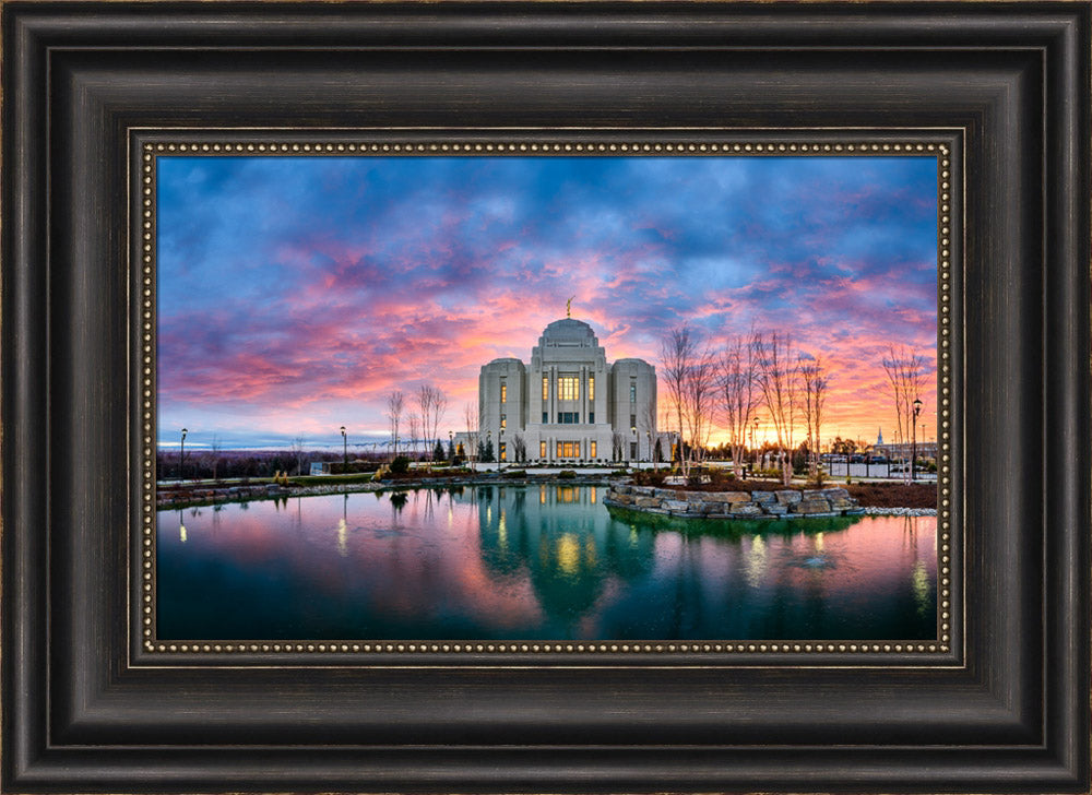 Meridian Temple - Colorful Sunset