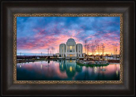 Meridian Temple - Colorful Sunset