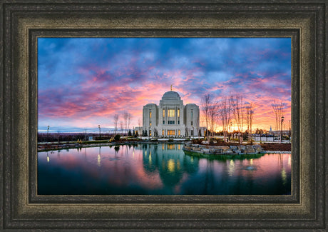 Meridian Temple - Colorful Sunset